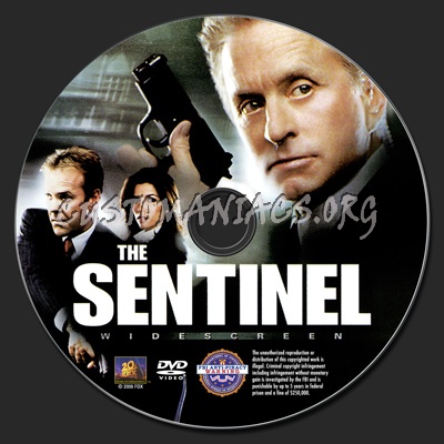 The Sentinel dvd label