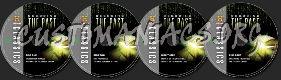 Decoding the Past dvd label