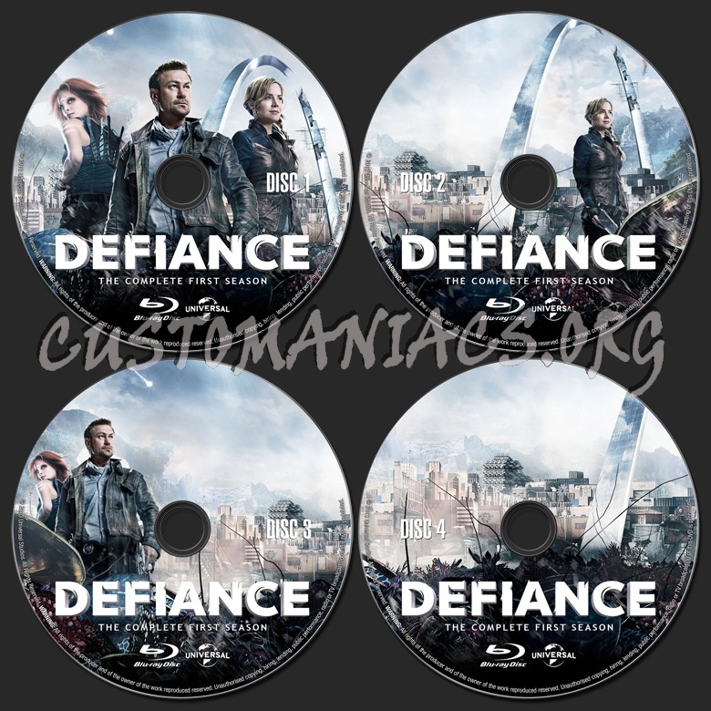 Defiance Season 1 blu-ray label