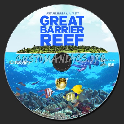 Fearless Planet Great Barrier Reef dvd label