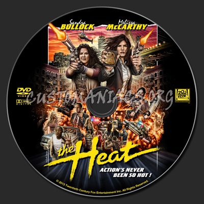 The Heat dvd label