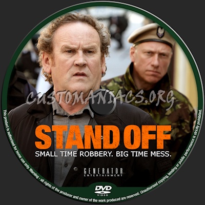 Stand Off dvd label