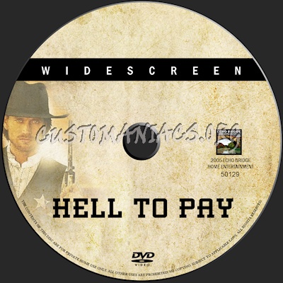 Hell to Pay dvd label
