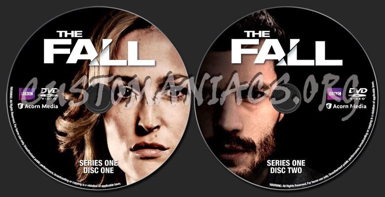 The Fall Series 1 dvd label