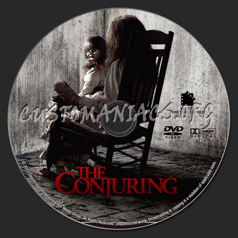 The Conjuring dvd label