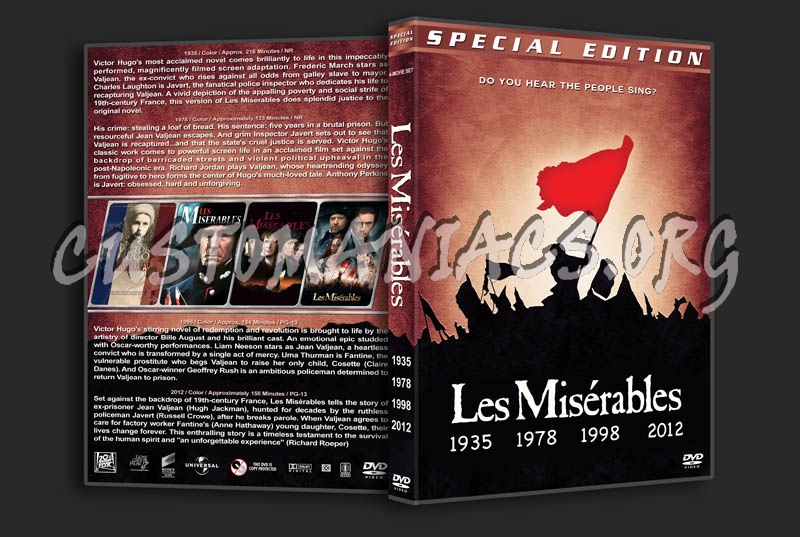 Les Miserables Collection dvd cover