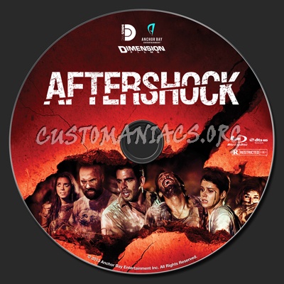 Aftershock blu-ray label