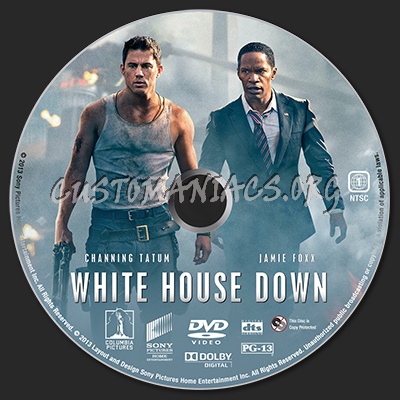 White House Down dvd label