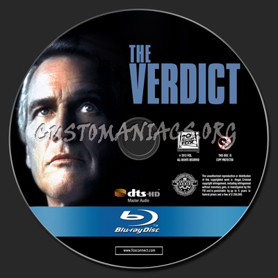 The Verdict blu-ray label