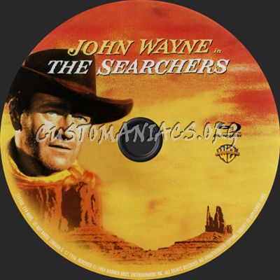 The Searchers blu-ray label