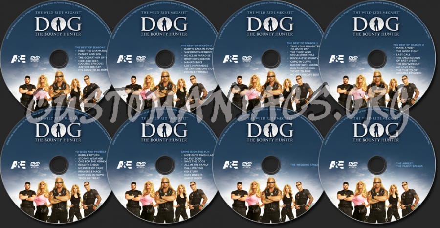 Dog the Bounty Hunter The Wild Ride Megaset dvd label