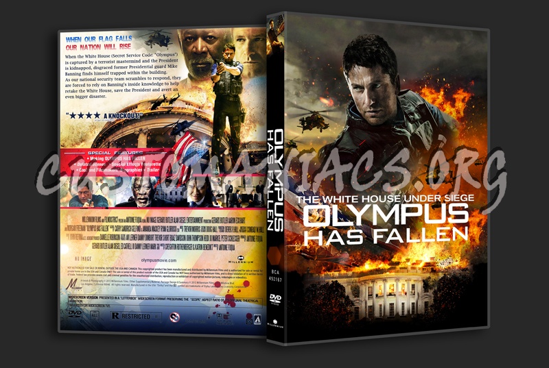 Olympus Has Fallen dvd cover