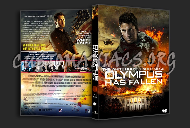 Olympus Has Fallen dvd cover