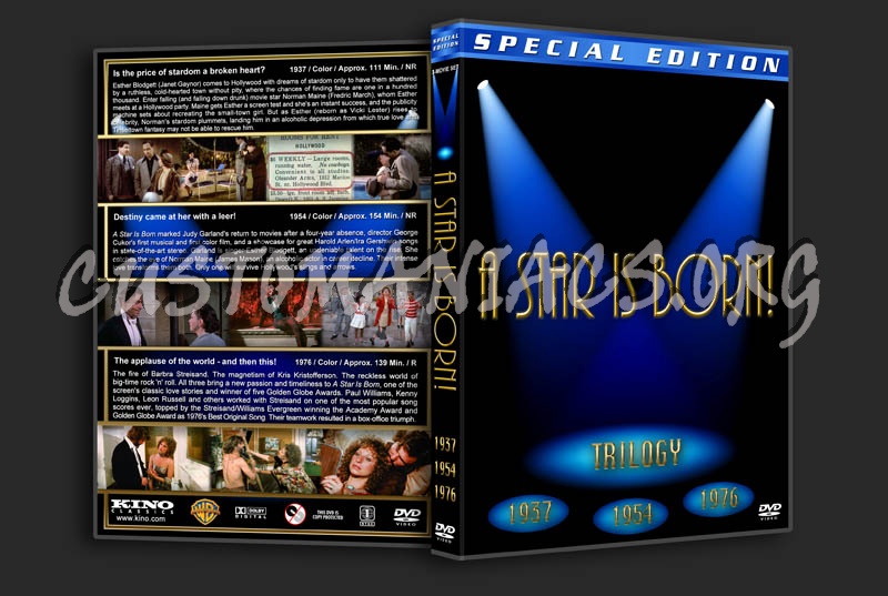 A Star is Born Trilogy dvd cover