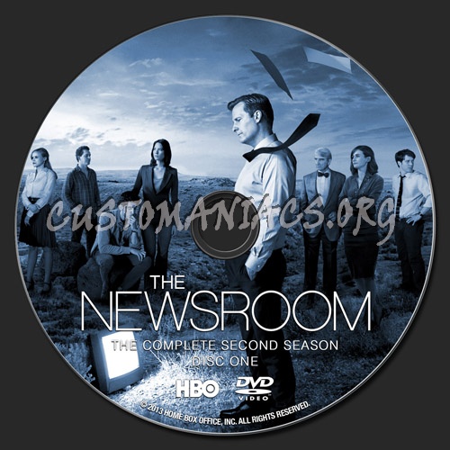 The Newsroom Season 2 dvd label