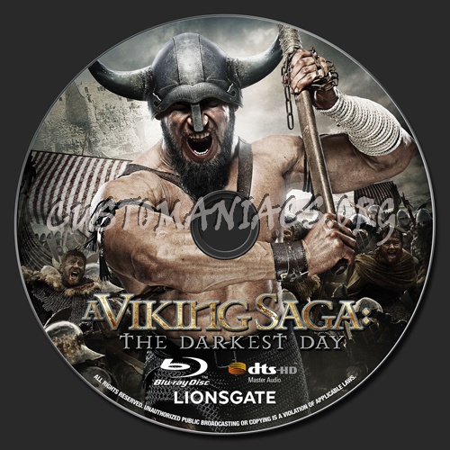 A Viking Saga: The Darkest Day blu-ray label