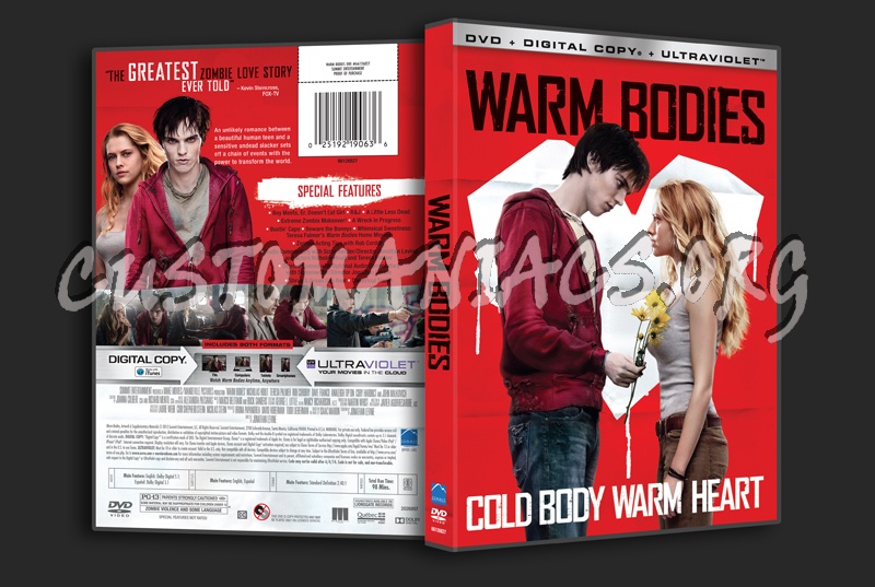 Warm Bodies dvd cover