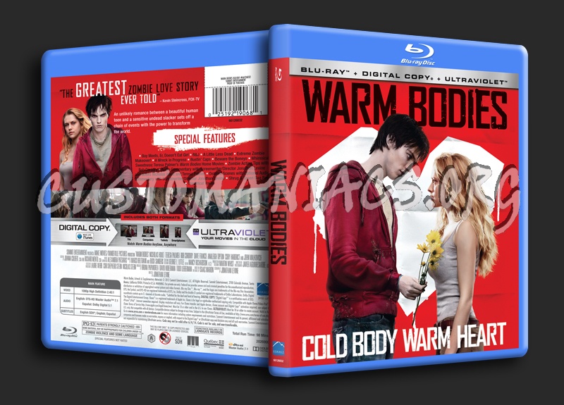 Warm Bodies blu-ray cover