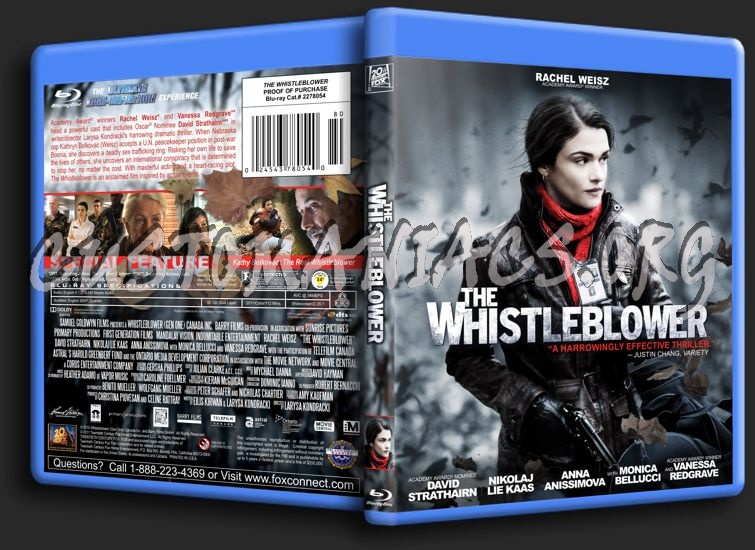 The Whistleblower blu-ray cover