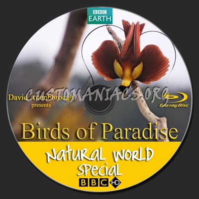 BBC Natural World Special - Birds of Paradise dvd label