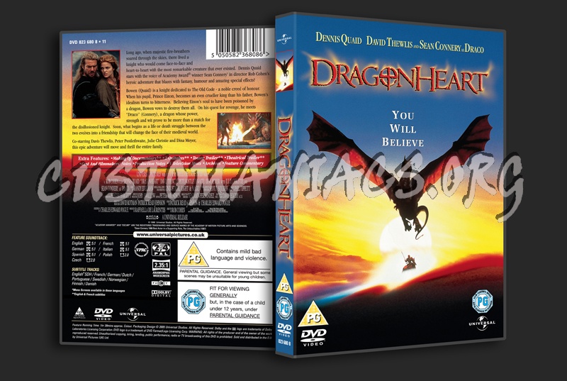 Dragonheart dvd cover