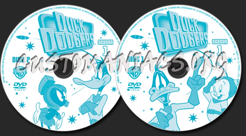 Duck Dodgers Season 1 dvd label