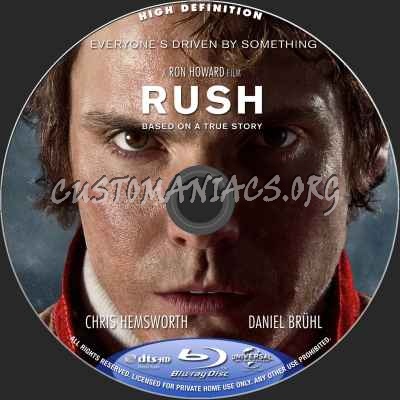 Rush blu-ray label