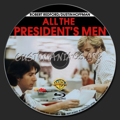 All The President's Men blu-ray label