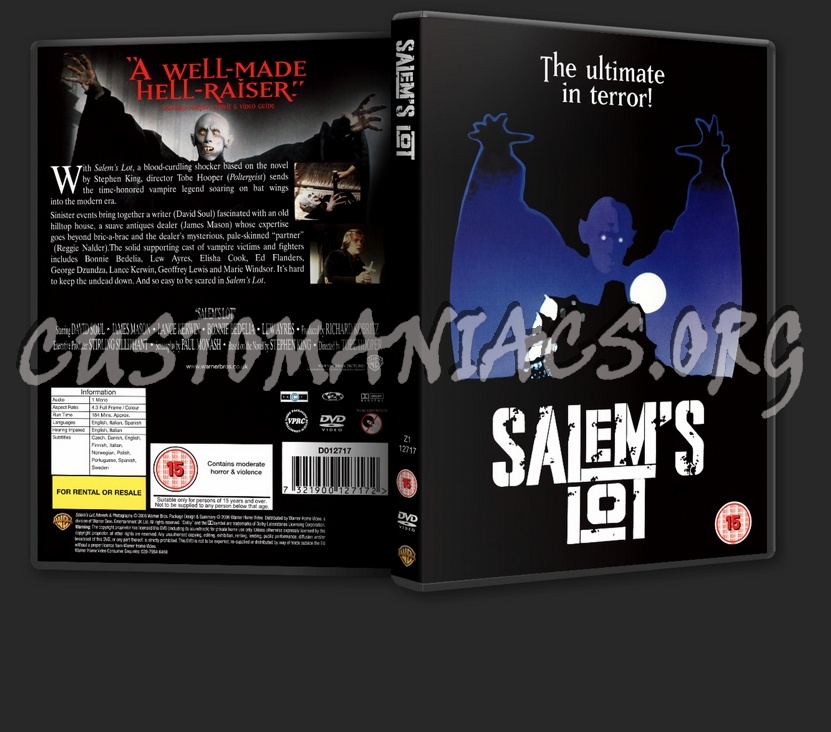 Stephen Kings: Salem's Lot dvd cover