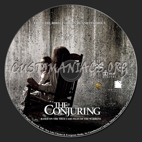 The Conjuring dvd label