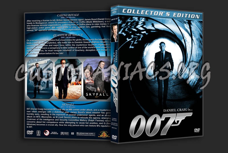 007 Daniel Craig Collection dvd cover