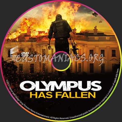 Olympus Has Fallen dvd label