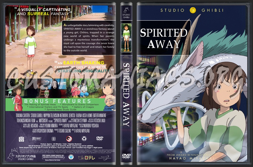 Spirited Away dvd cover