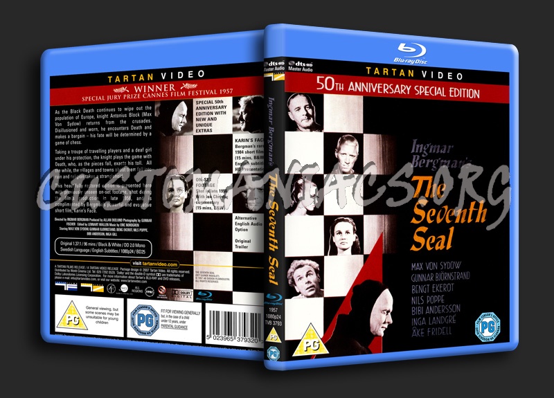 The Seventh Seal blu-ray cover