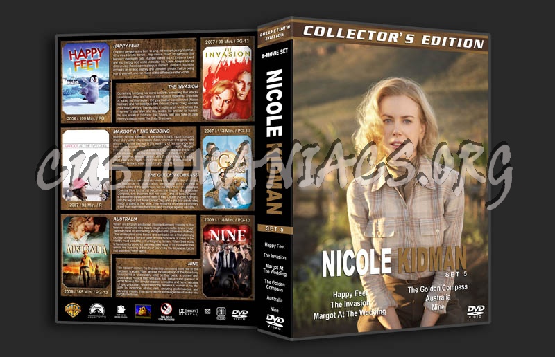 Nicole Kidman Collection: Set 5 dvd cover