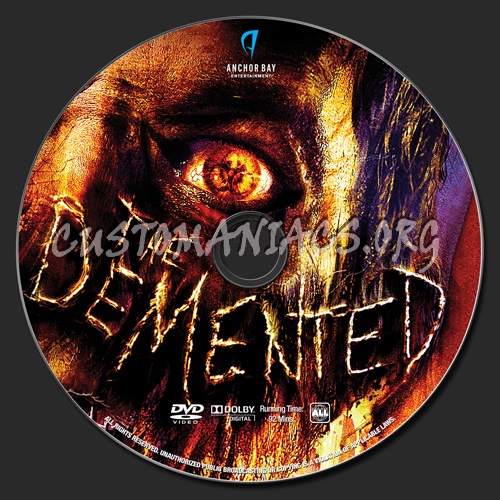 The Demented dvd label