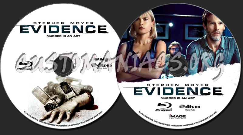 Evidence (2013) blu-ray label