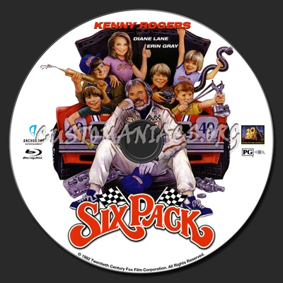 Six Pack blu-ray label