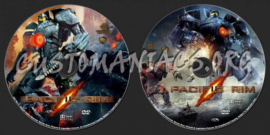 Pacific Rim dvd label