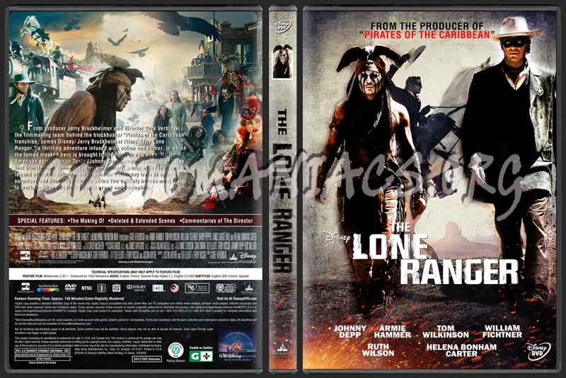 The Lone Ranger dvd cover