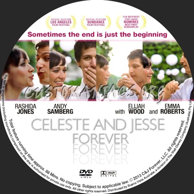 Celeste and Jesse Forever dvd label