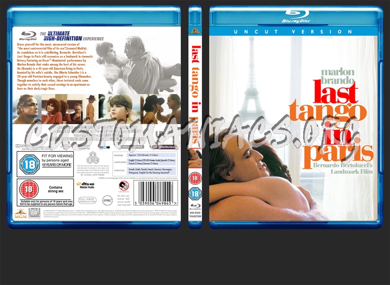 Last Tango In Paris blu-ray cover
