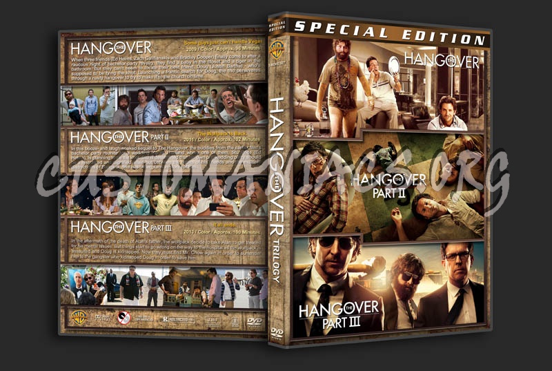 The Hangover Trilogy dvd cover