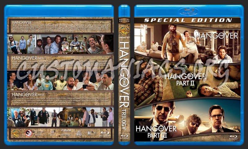 The Hangover Trilogy blu-ray cover