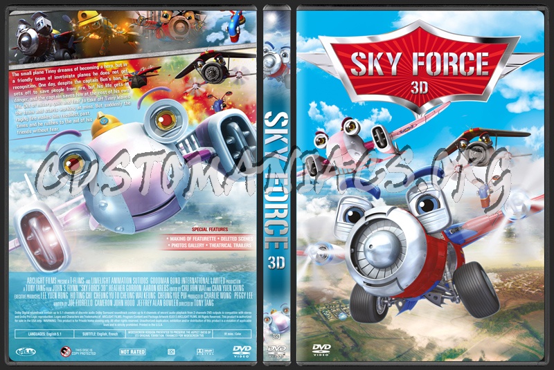 Sky Force 3D dvd cover