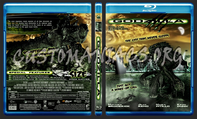Godzilla blu-ray cover