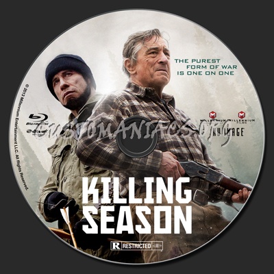 Killing Season blu-ray label