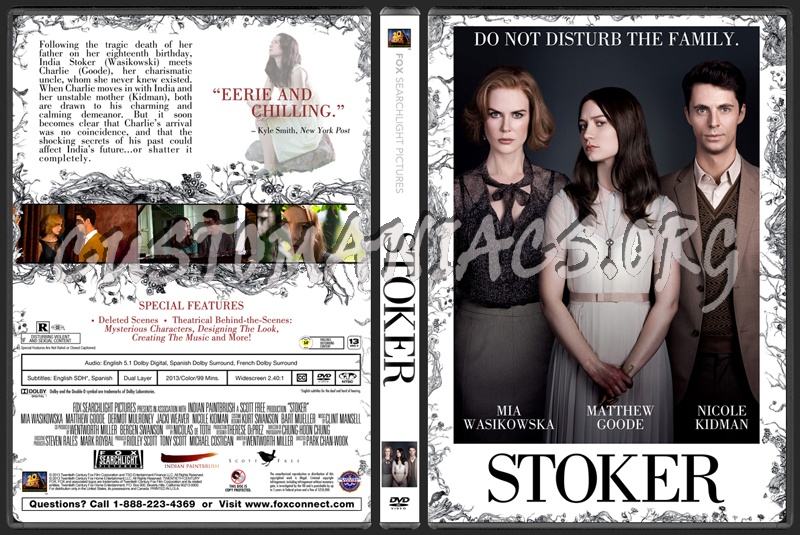 Stoker dvd cover