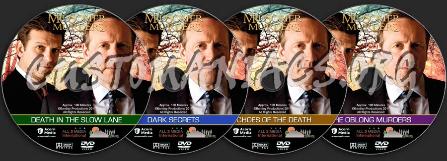 Midsomer Murders - Set 21 dvd label
