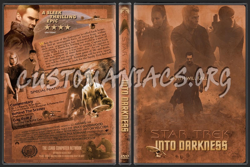 Star Trek Into Darkness dvd cover